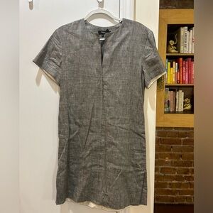 Theory Linen Shift Dress